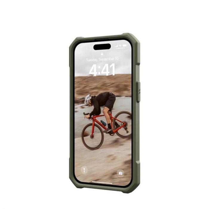 Чохол-накладка Urban Armor Gear Essential Armor Magsafe для Apple iPhone 15 Olive Drab (114288117272)