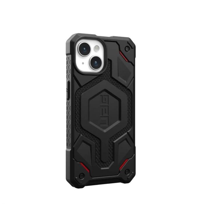 Чохол-накладка Urban Armor Gear Monarch Pro Magsafe для Apple iPhone 15 Kevlar Black (114219113940)