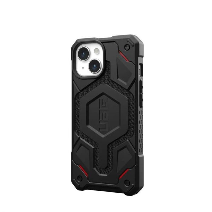 Чохол-накладка Urban Armor Gear Monarch Pro Magsafe для Apple iPhone 15 Kevlar Black (114219113940)
