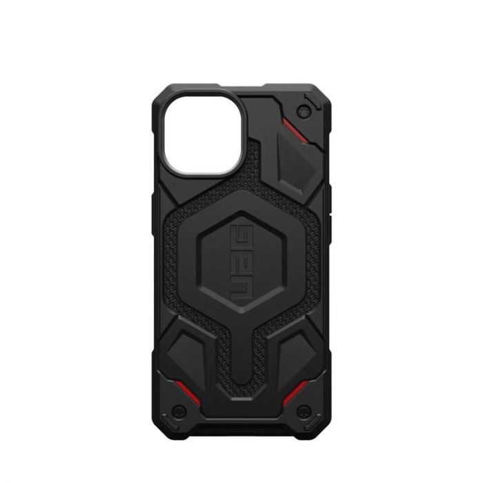 Чохол-накладка Urban Armor Gear Monarch Pro Magsafe для Apple iPhone 15 Kevlar Black (114219113940)