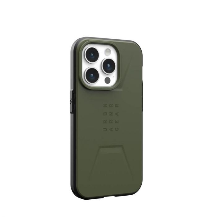 Чохол-накладка Urban Armor Gear Civilian Magsafe для Apple iPhone 15 Pro Olive Drab (114275117272)