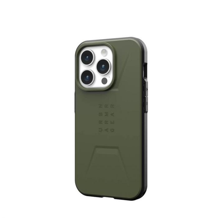 Чохол-накладка Urban Armor Gear Civilian Magsafe для Apple iPhone 15 Pro Olive Drab (114275117272)