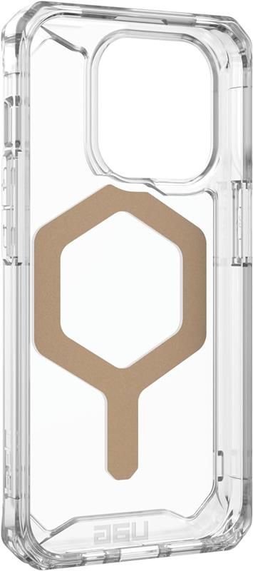 Чохол-накладка Urban Armor Gear Plyo Magsafe для Apple iPhone 15 Pro Ice/Gold (114286114381)