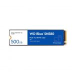 Накопичувач SSD  500GB WD Blue SN580 M.2 2280 PCIe 4.0 x4 3D TLC (WDS500G3B0E)