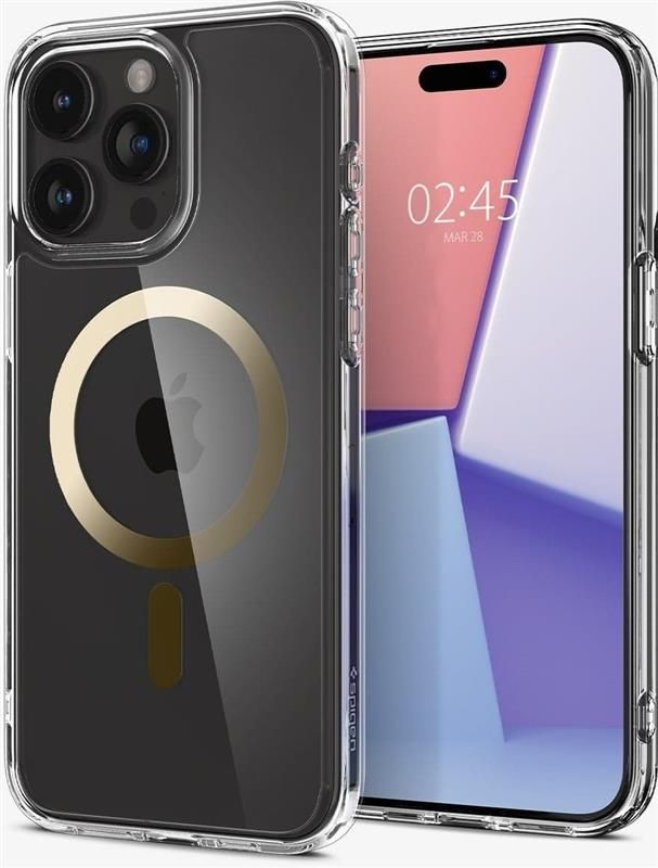Чохол-накладка Spigen Ultra Hybrid MagFit для Apple iPhone 15 Pro Gold (ACS06718)