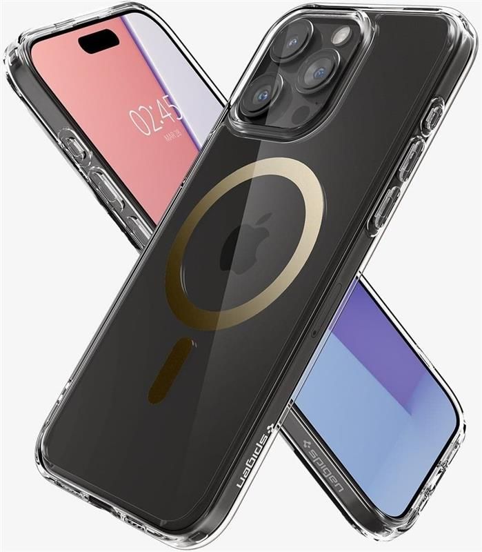 Чохол-накладка Spigen Ultra Hybrid MagFit для Apple iPhone 15 Pro Gold (ACS06718)