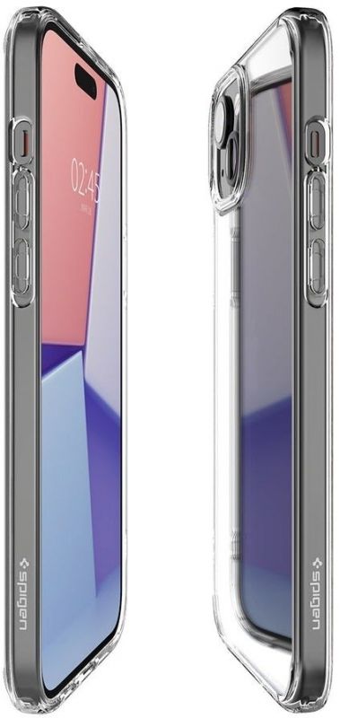 Чохол-накладка Spigen Crystal Hybrid для Apple iPhone 15 Plus Crystal Clear (ACS06459)