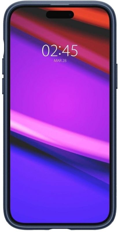 Чохол-накладка Spigen Mag Armor MagFit для Apple iPhone 15 Plus Navy Blue (ACS06672)