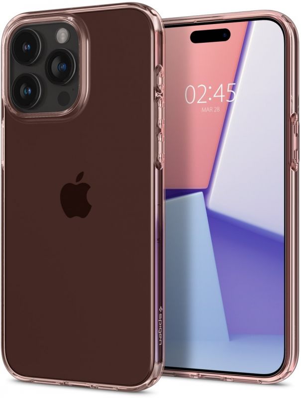 Чохол-накладка Spigen Crystal Flex для Apple iPhone 15 Pro Max Rose Crystal (ACS06445)