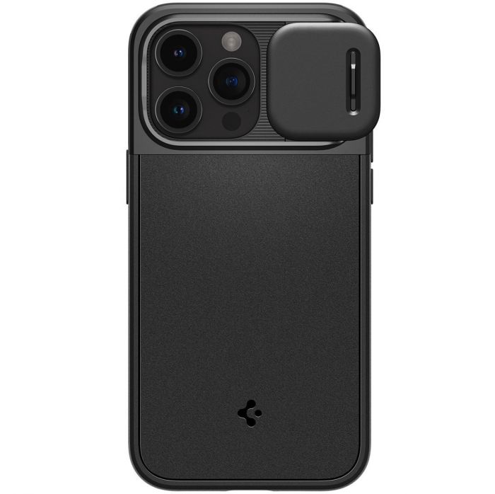 Чохол-накладка Spigen Optik Armor MagFit для Apple iPhone 15 Pro Max Black (ACS06599)