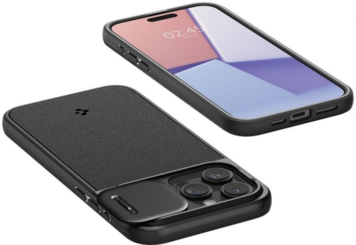 Чохол-накладка Spigen Optik Armor MagFit для Apple iPhone 15 Pro Max Black (ACS06599)