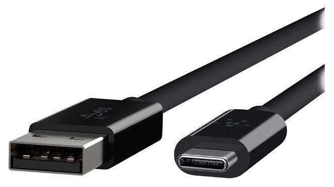 Кабель Belkin USB - USB Type-C (M/M), 1 м Black OEM (F2CU029bt1M-BLK)_OEM
