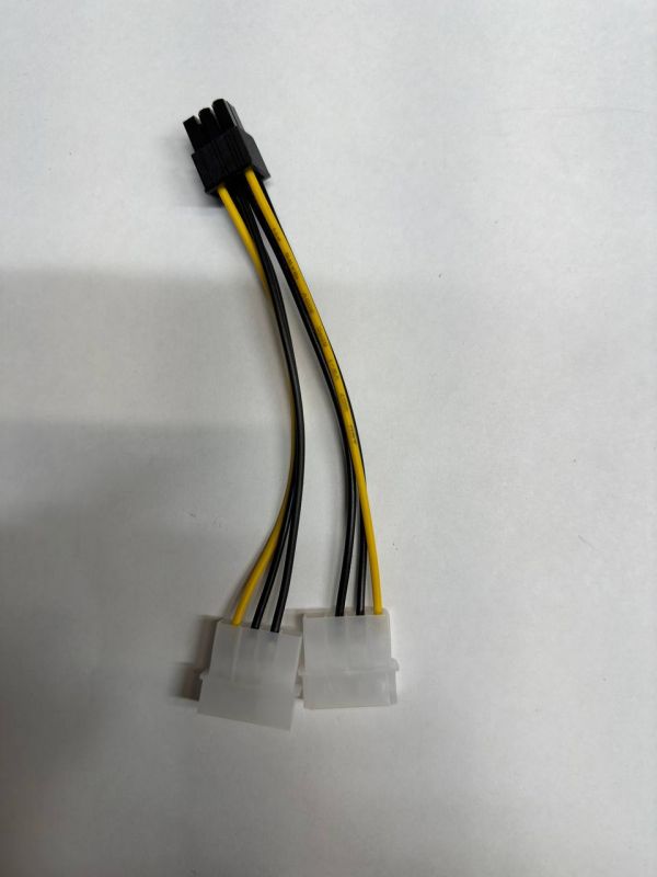 Кабель Atcom 6pin to 2 molex 20см