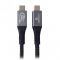 Кабель Cablexpert USB Type-C - USB Type-C (M/М), 240 Вт, 1.5 м, чорний (CCBP-USB4-CMCM240-1.5M)