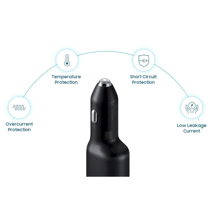 Автомобільний зарядний пристрій Samsung Car Charger Duo EP-L4020 Black (EP-L4020NBEGRU)