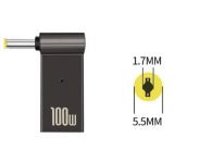 Адаптер для зарядки ноутбука Acer від павербанка PD 100W USB Type-C - 5.5x1.7mm (2000985601191)