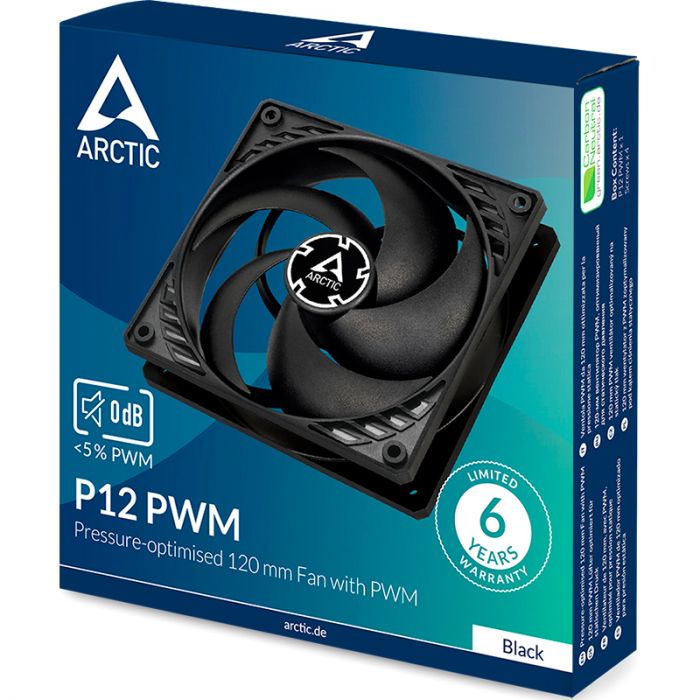 Вентилятор Arctic P12 PWM Black (ACFAN00119A)