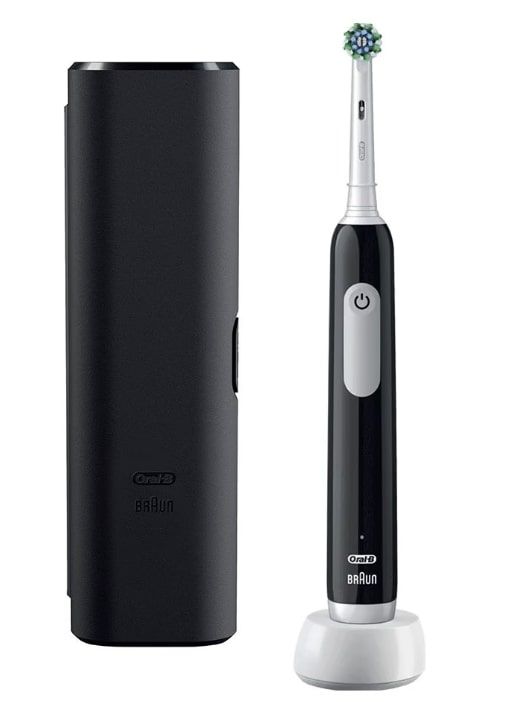 Зубна електрощітка Braun Oral-B Pro1 D305.513.3X CrossAction Black 