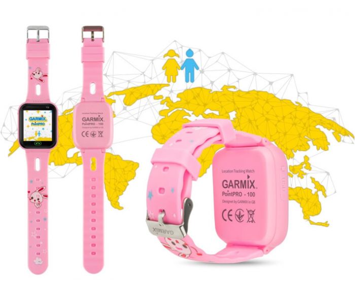 Дитячий смарт-годинник Garmix PointPRO-100 WiFi Pink