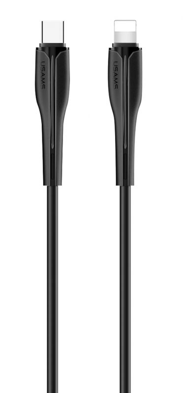 Кабель Usams US-SJ405 USB Type-C - Lightning (M/M), 1 м, Black (SJ405USB01)