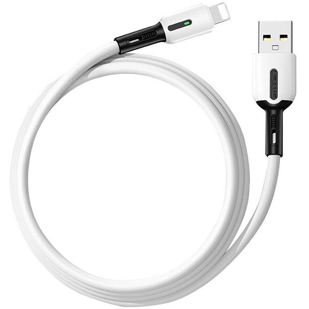 Кабель Usams US-SJ456 USB - Lightning (M/M), 2 м, White (SJ456USB01)
