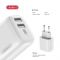 Мережевий зарядний пристрій Intaleo TCG242 (2USB, 2.4A) White (1283126578281)