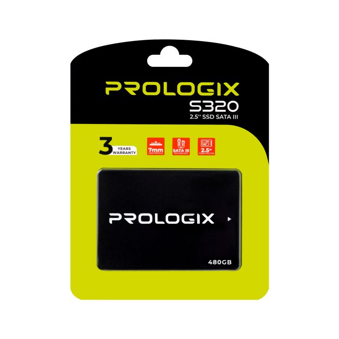 Накопичувач SSD  480GB Prologix S320 2.5" SATAIII 3D TLC (PRO480GS320)