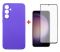 Чохол-накладка Dengos для Samsung Galaxy S23 FE SM-S711 Purple (DG-KM-12) + захисне скло