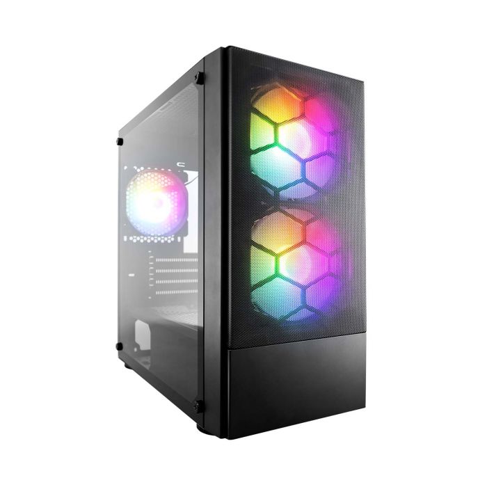 Корпус 1stPlayer X4-M-BK-2F1P-1F1 Black без БЖ