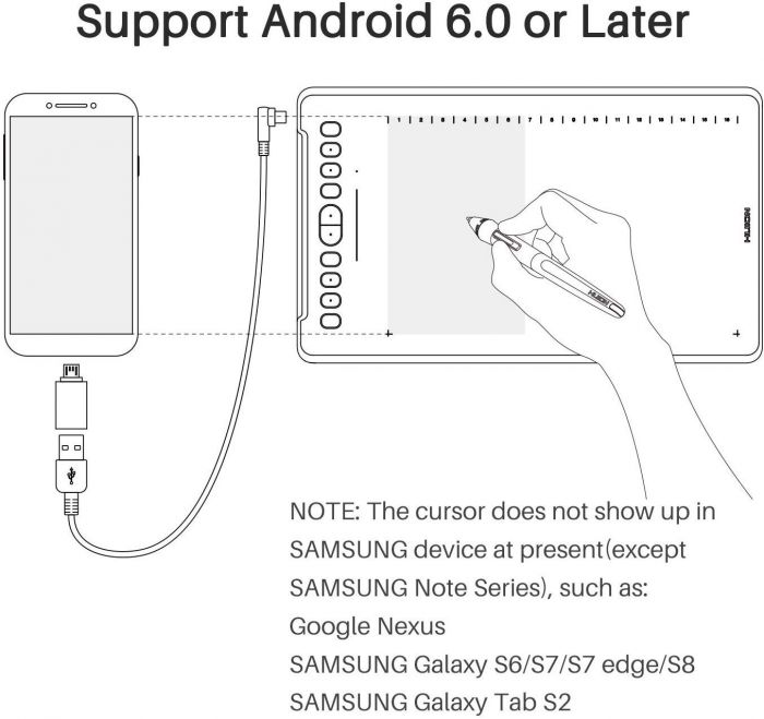 Графічний планшет Huion H1161 + рукавичка
