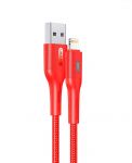 Кабель Usams US-SJ425 USB - Lightning, 1.2 м, Red (SJ425USB02)