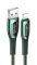Кабель Usams US-SJ469 USB - Lightning, 1.2 м, Dark Green (SJ469USB02)