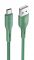 Кабель Usams US-SJ460 USB - USB Type-C, 1.2 м, Green (SJ460USB02)