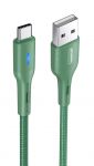 Кабель Usams US-SJ460 USB - USB Type-C (M/M), 1.2 м, Green (SJ460USB02)