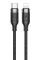 Кабель Usams US-SJ350 USB Type-C - Lightning, 1.2 м, Black (SJ350USB01)