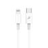Кабель Grand-X Lightning - USB Type-C 12W, 1м, White (CL-03W)