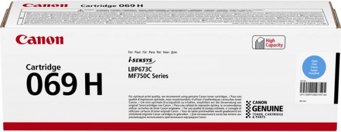 Картридж для Canon (069H) MF752Cdw Cyan (5097C002)