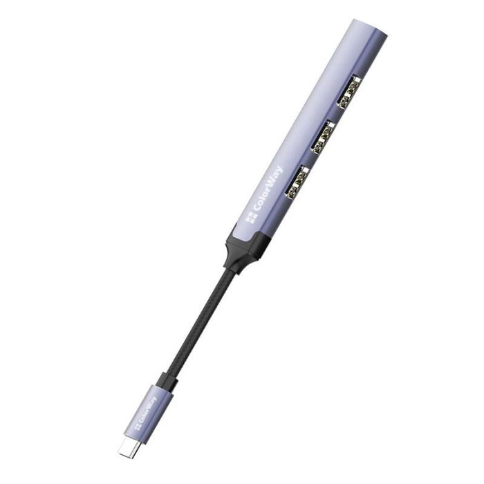 USB-хаб СolorWay USB Type-C 4-в-1 (CW-HUB04)