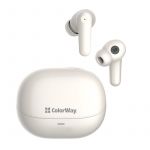 Bluetooth-гарнітура СolorWay Slim TWS-1 Earbuds Long Life Beige (CW-TWS1BE)