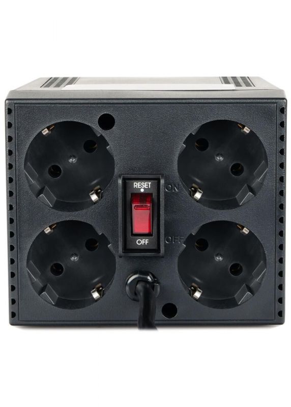 Стабілізатор напруги Powercom TCA-600 black