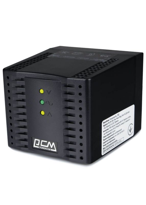 Стабілізатор Powercom TCA-3000 Black