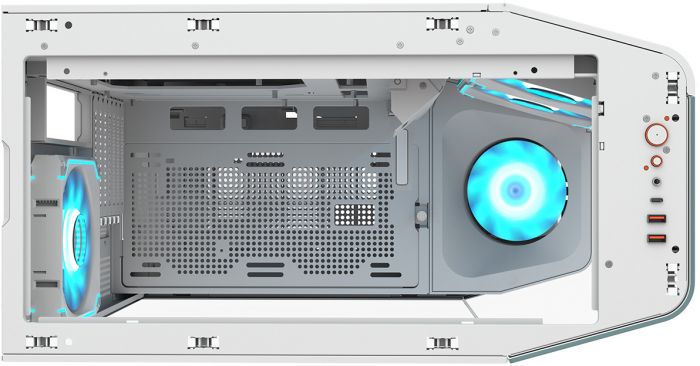 Корпус Cougar FV270 RGB White без БЖ
