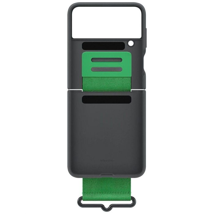 Чохол-накладка Samsung Silicone Cover with Strap для Samsung Galaxy Flip 4 SM-F721 Black (EF-GF721TBEGUA)