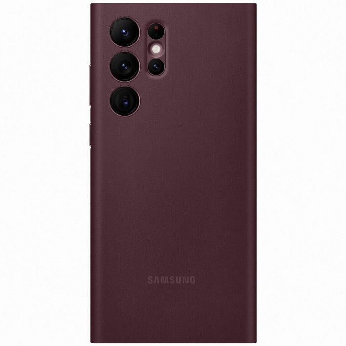 Чохол-книжка Samsung Smart Clear View Cover для Samsung Galaxy S22 Ultra SM-S908 Burgundy (EF-ZS908CEEGRU)
