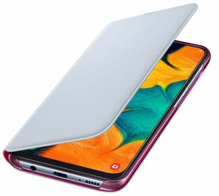 Чохол-книжка Samsung Wallet Cover для Samsung Galaxy A20 SM-A205/A30 SM-A305 White (EF-WA205PWEGRU/EF-WA305PWEGRU)