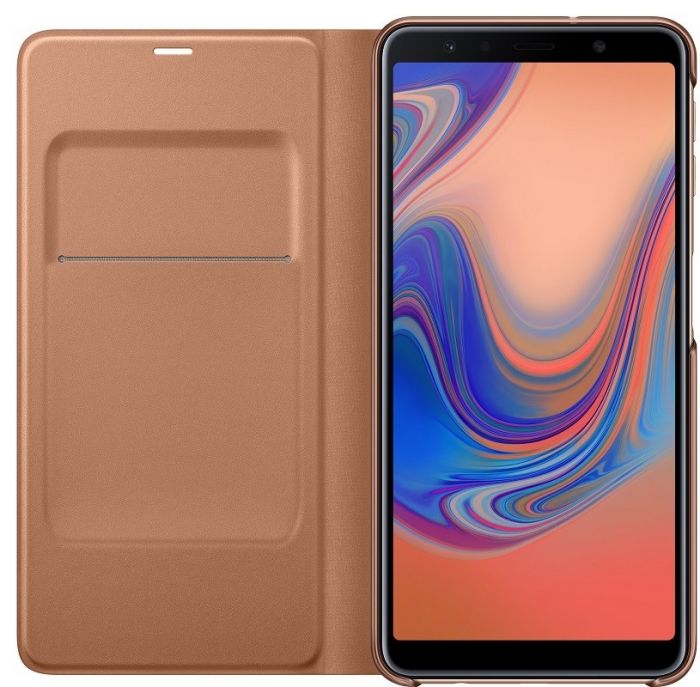 Чохол-книжка Samsung Wallet Cover для Samsung Galaxy A7 2018 SM-A750 Gold (EF-WA750PFEGRU)