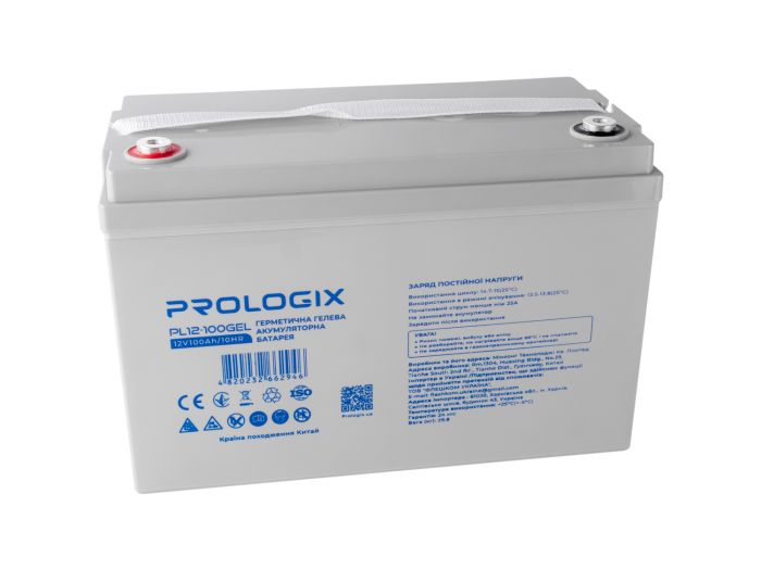 Акумуляторна батарея Prologix 12V 100AH (PL12-100GEL) GEL