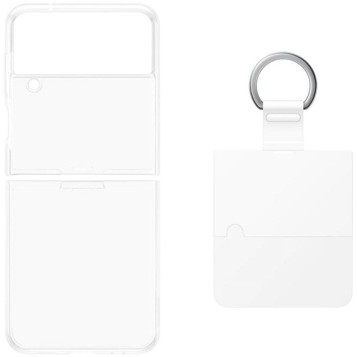 Чохол-накладка Samsung Clear Cover with Ring для Samsung Galaxy Flip 4 SM-F721 Transparent (EF-OF721CTEGUA)
