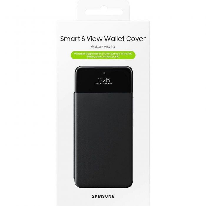 Чохол-книжка Samsung S View Wallet Cover для Samsung Galaxy A53 SM-A536 Black (EF-EA536PBEGRU)
