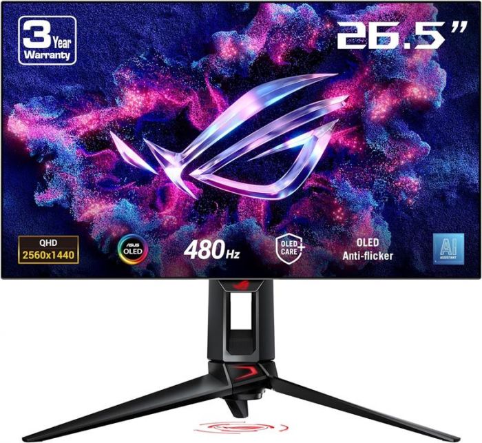 Монітор Asus 26.5" ROG Swift PG27AQDP (90LM0A20-B01A70) OLED Black 480Hz